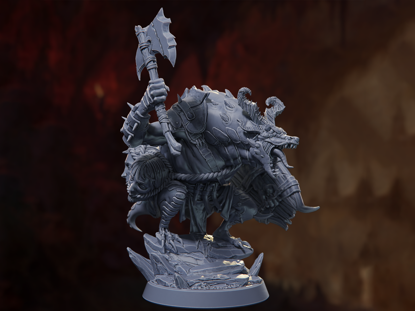 Kobold Barbarian - A Clutch of Hope - Highly Detailed Resin 8k 3D Printed Miniature