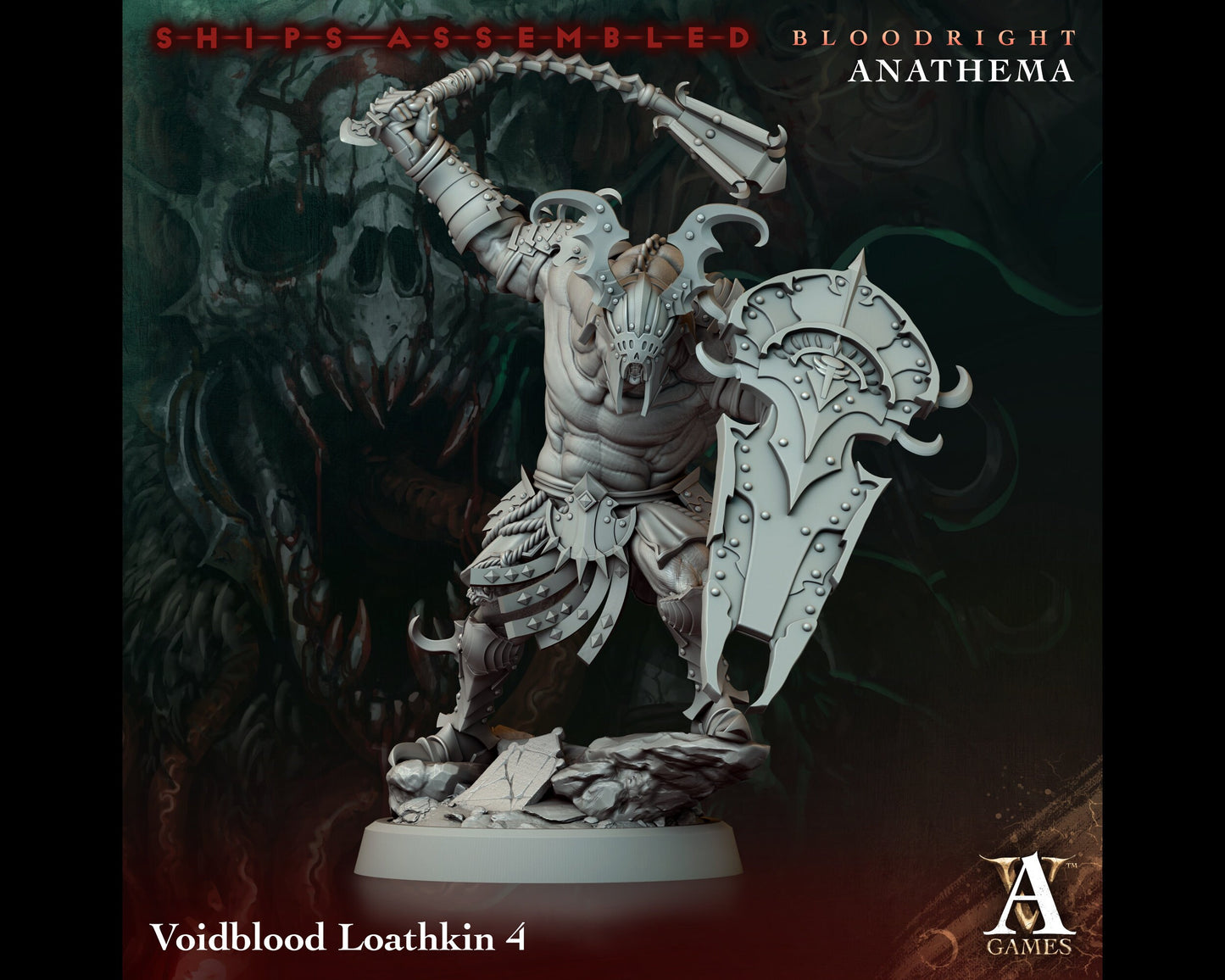 Loathkin 4 - Bloodright Anathema - Highly Detailed Resin 8k 3D Printed Miniature