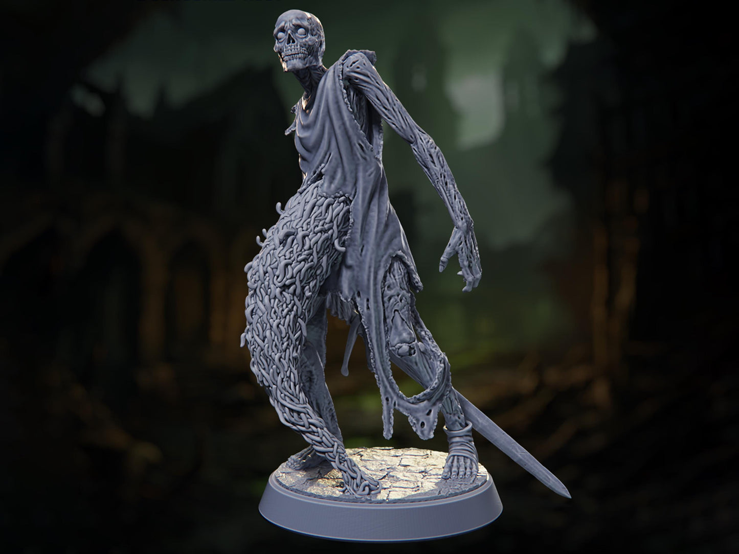 Plague Consumed Host - Death by Plague - Highly Detailed Resin 8k 3D Printed Miniature