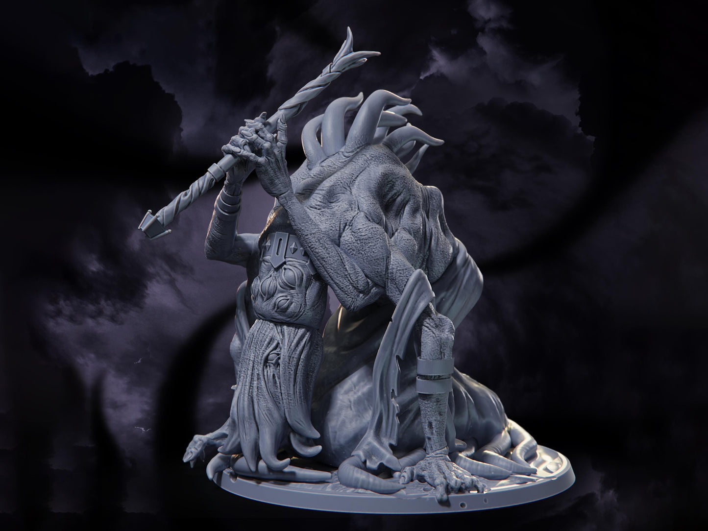 False King Doran - Nightmares of the Far Realm - Highly Detailed Resin 8k 3D Printed Miniature
