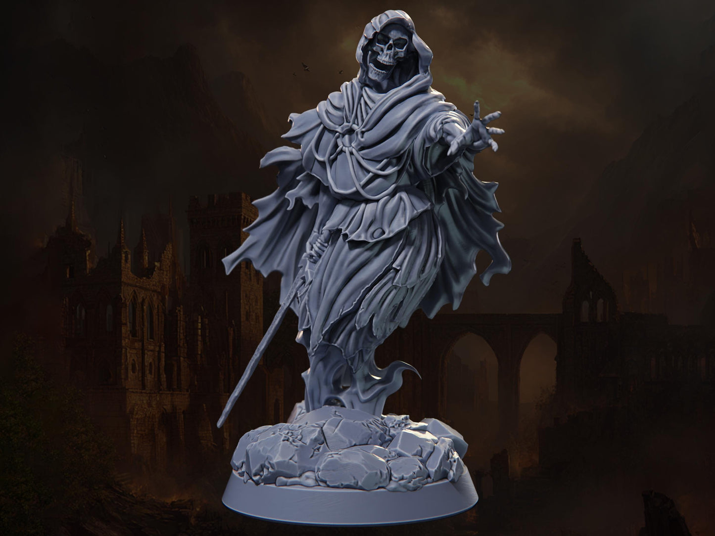 Doom Wraith - Riders of Ruin - Highly Detailed Resin 8k 3D Printed Miniature