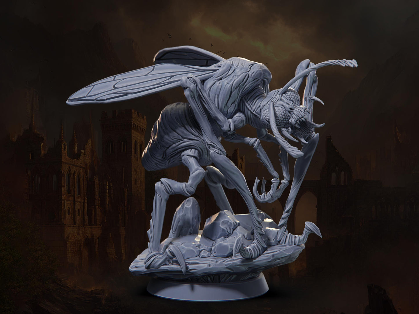 Lord of the Flies Spawn - Riders of Ruin - Highly Detailed Resin 8k 3D Printed Miniature