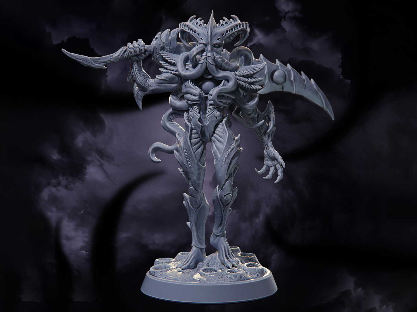 Void Knight - Nightmares of the Far Realm - Highly Detailed Resin 8k 3D Printed Miniature