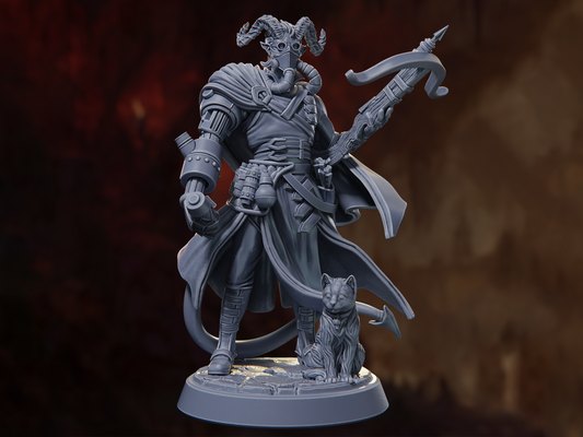 Nyk, the Tinkerer - A Clutch of Hope - Highly Detailed Resin 8k 3D Printed Miniature
