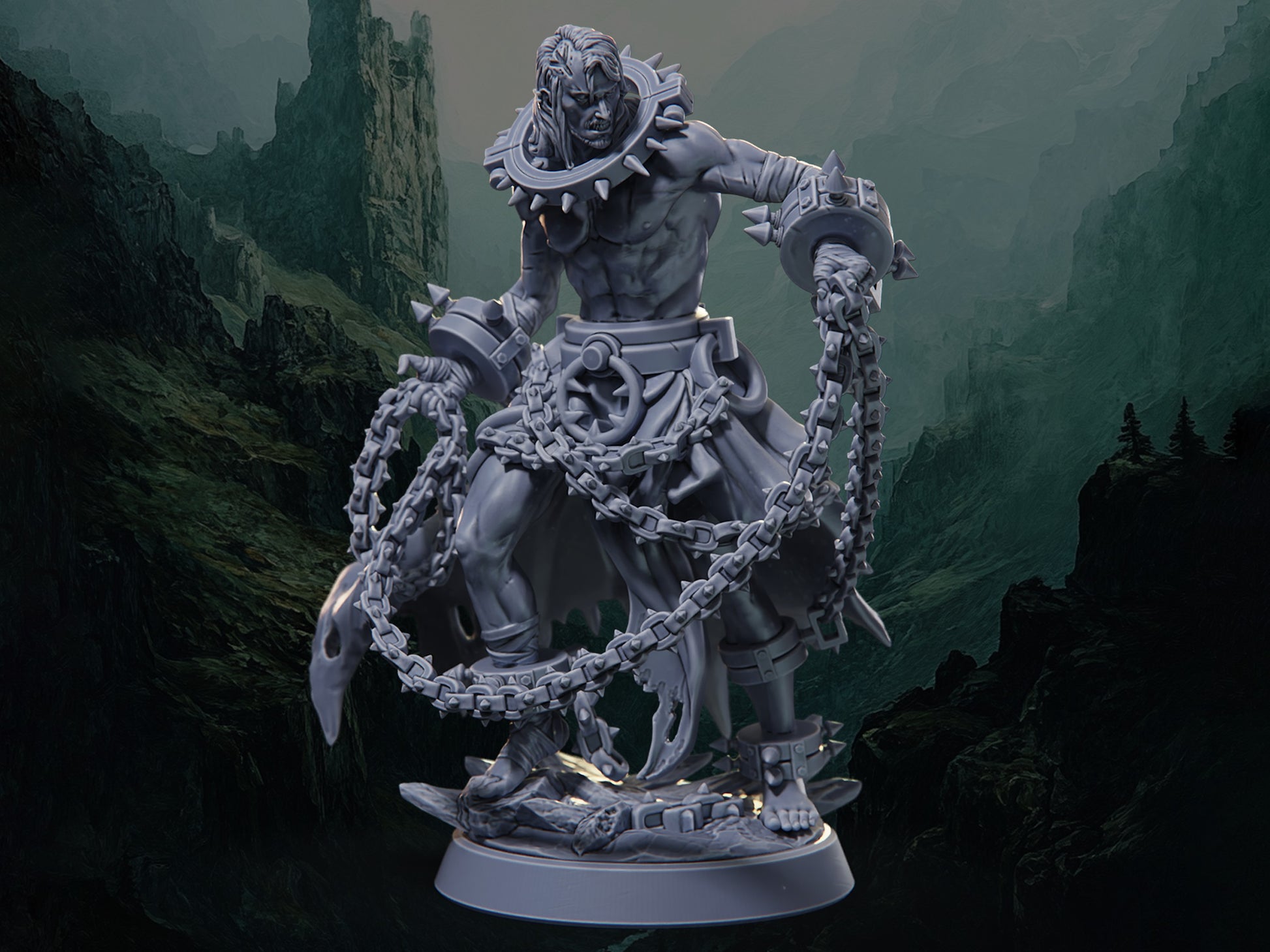 Exiled Abomination - The Blackspire Peak - Highly Detailed Resin 8k 3D Printed Miniature