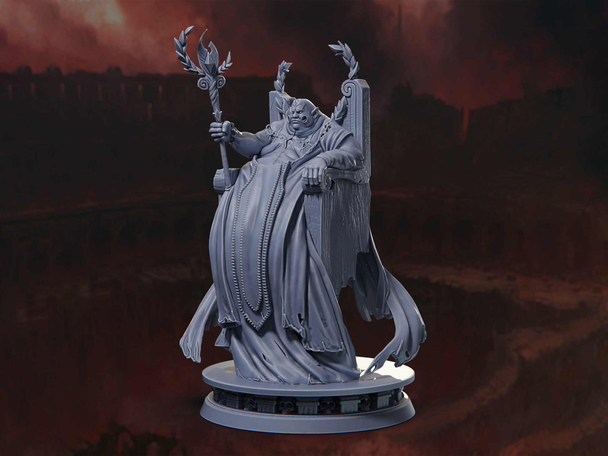 Dominus - The Blood Arena - Highly Detailed Resin 8k 3D Printed Miniature