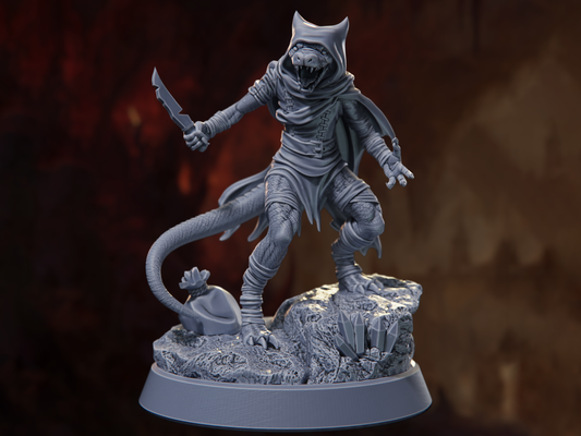 Kobold Rogue - A Clutch of Hope - Highly Detailed Resin 8k 3D Printed Miniature