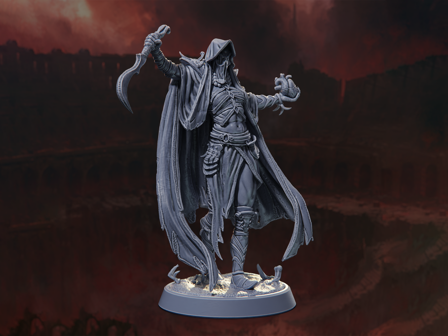 Arena Cultist - The Blood Arena - Highly Detailed Resin 8k 3D Printed Miniature