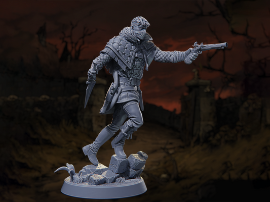 Dismas, the Highwayman - Horrors of the Old Road - Highly Detailed Resin 8k 3D Printed Miniature