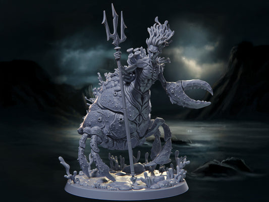 Reef Guardian - The Azura Islands - Highly Detailed Resin 8k 3D Printed Miniature