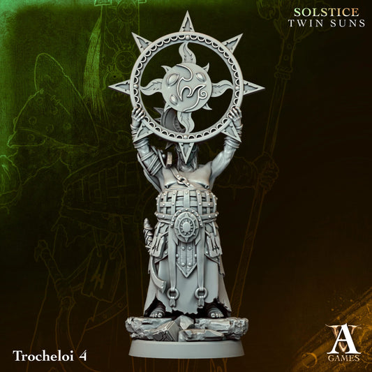 Trocheloi 04 - Twin Suns - Highly Detailed Resin 8k 3D Printed Miniature