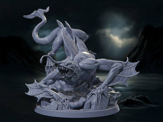 Sea Devil - The Azura Islands - Highly Detailed Resin 8k 3D Printed Miniature