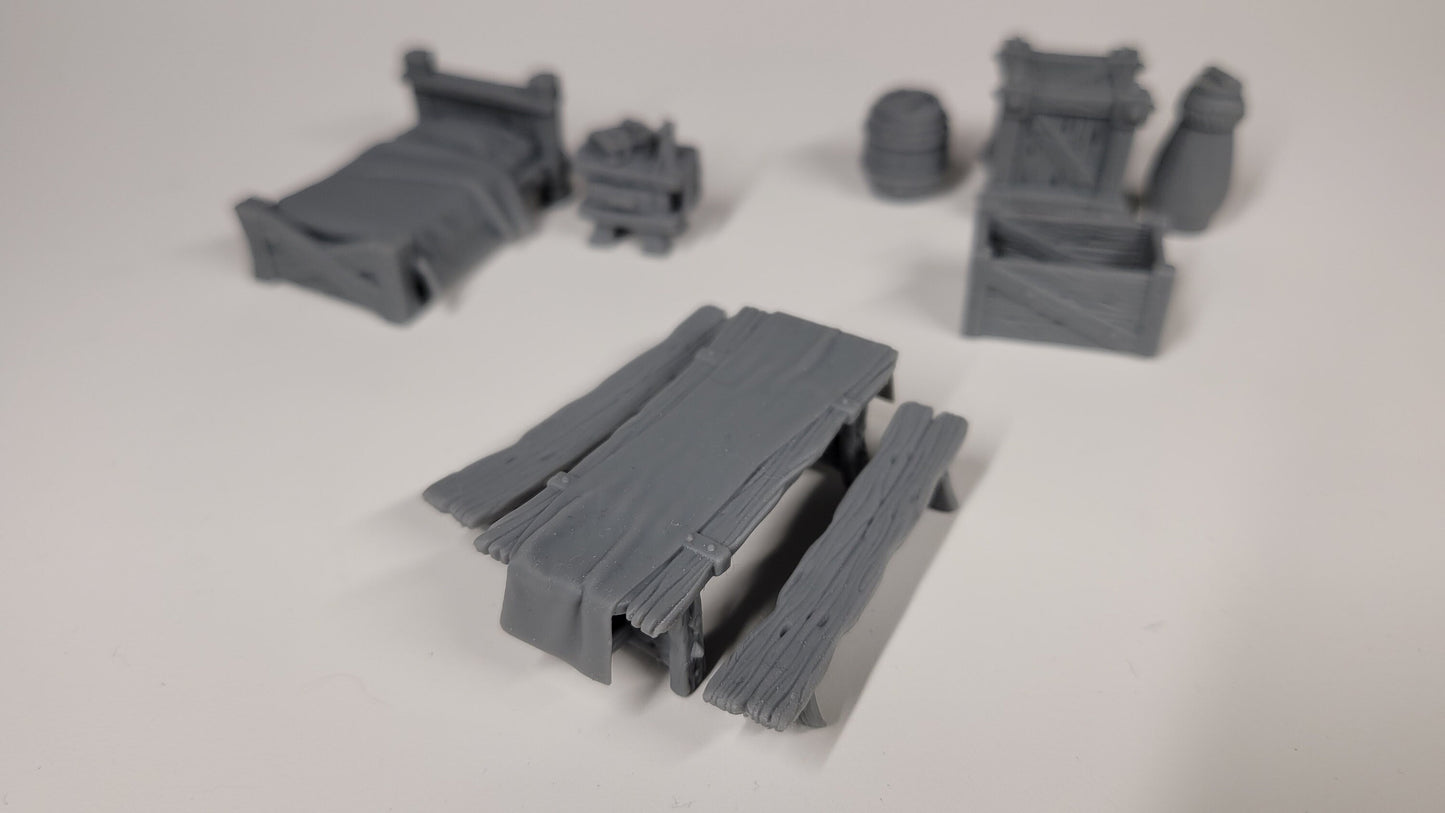 Small 2 Story House (DIY or Finished) - Playable D&D Terrain/Scenery (City of Firwood)