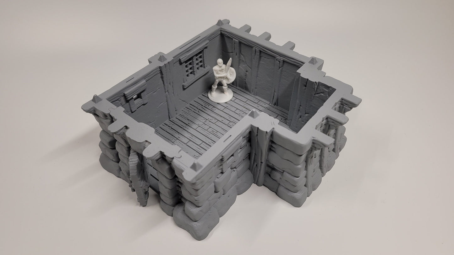 Small 2 Story House (DIY or Finished) - Playable D&D Terrain/Scenery (City of Firwood)