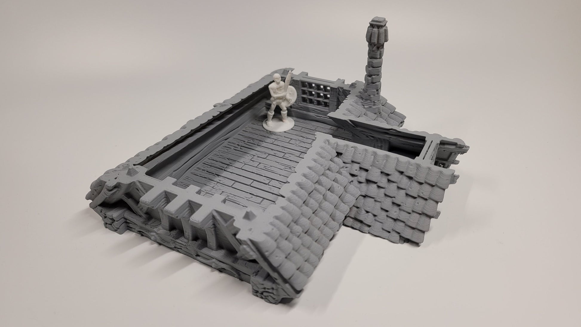 Small 2 Story House (DIY or Finished) - Playable D&D Terrain/Scenery (City of Firwood)