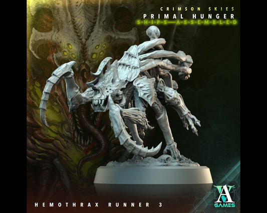 Hemothrax Runner 3 - Primal Hunger - Highly Detailed Resin 8k 3D Printed Miniature