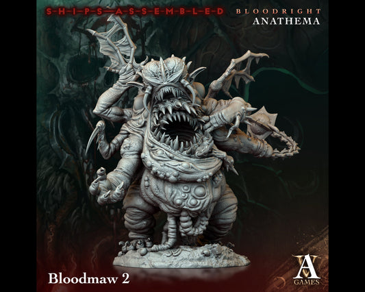 Bloodmaw 2 - Bloodright Anathema - Highly Detailed Resin 8k 3D Printed Miniature