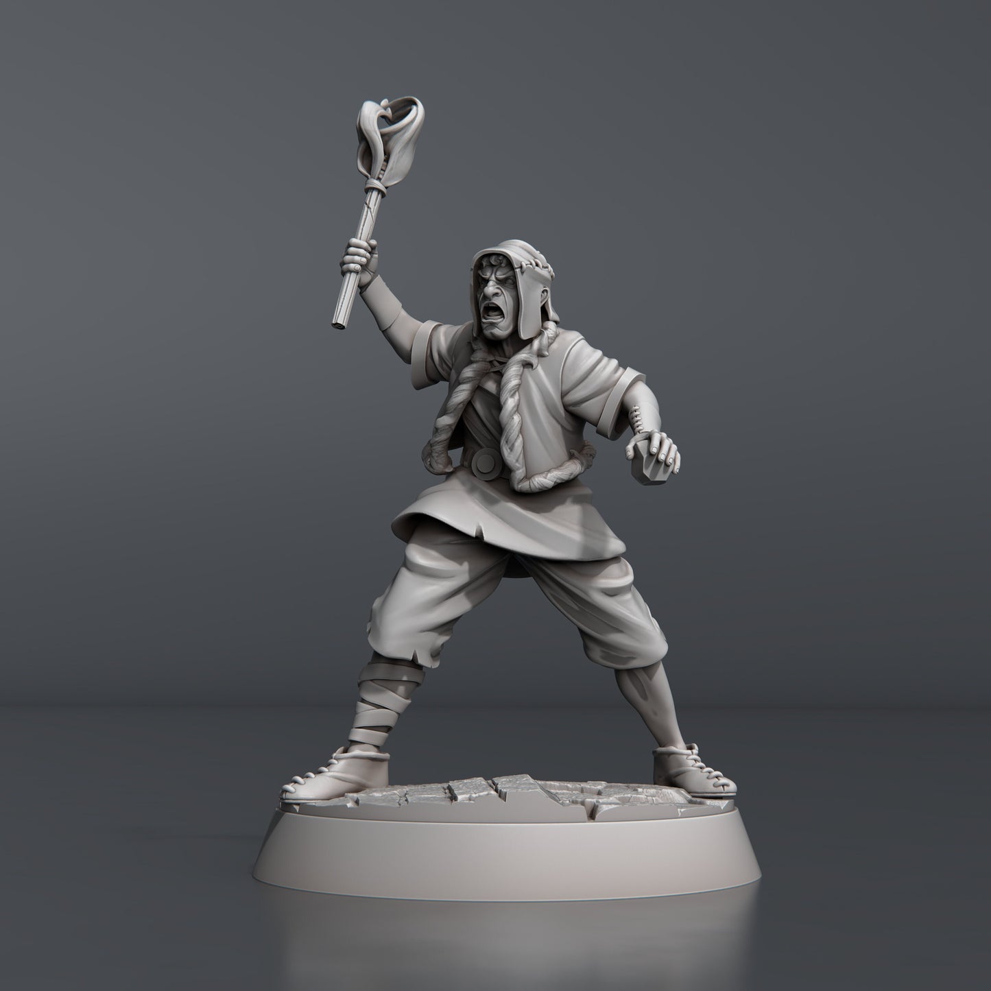 Town Riot Set- Highly Detailed Resin 8k 3D Printed Miniature