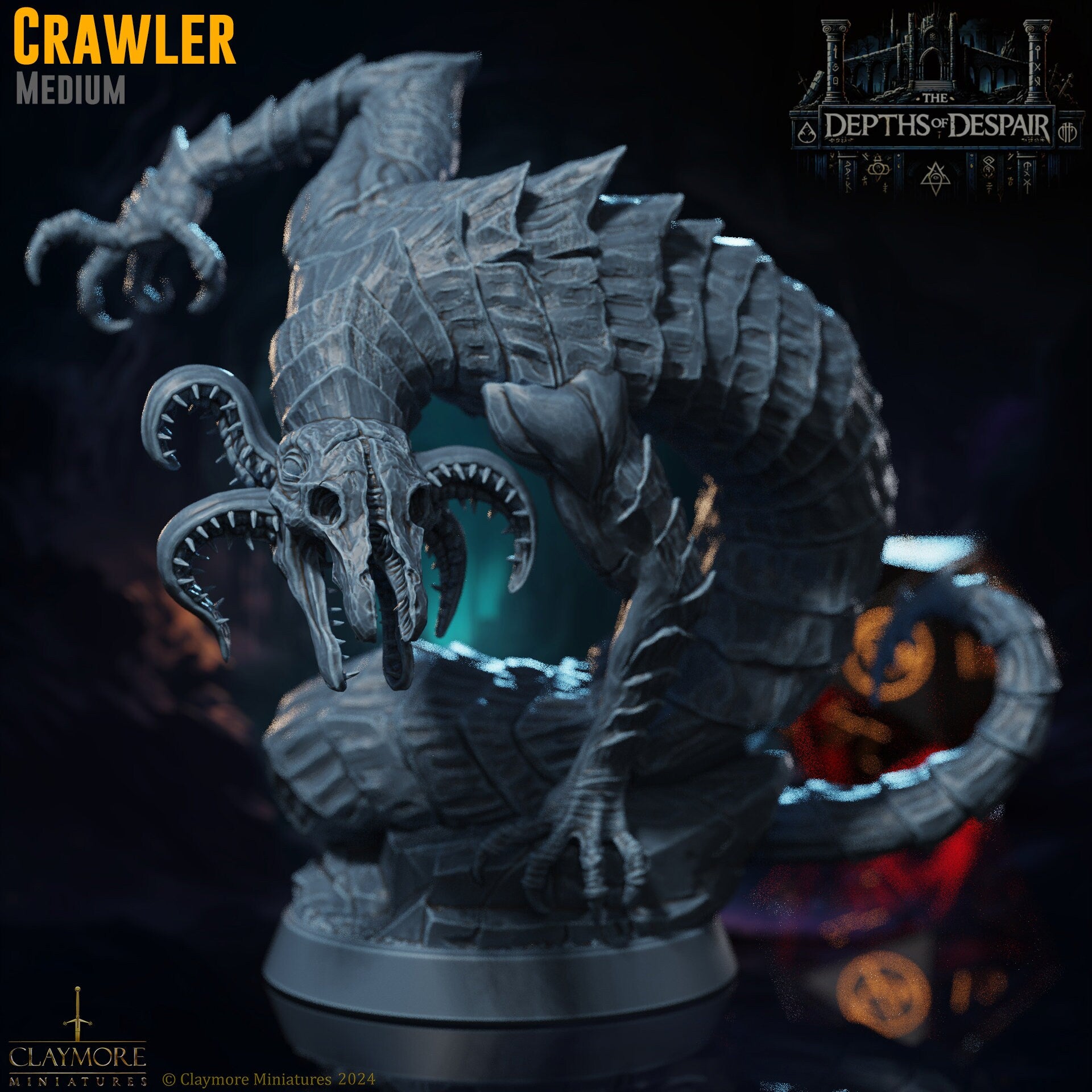 Crawler - Depths of Despair - Highly Detailed Resin 8k 3D Printed Miniature