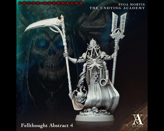 Fellthought Abstract 4 - The Undying Academy - Highly Detailed Resin 8k 3D Printed Miniature