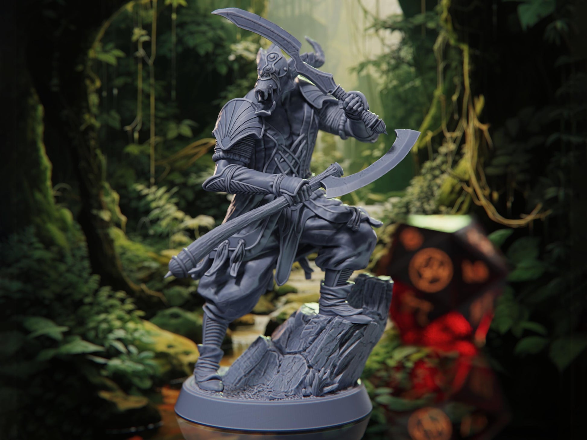 Nav'Avar Razor Claw - Rangers of the Savage Frontiers - Highly Detailed Resin 8k 3D Printed Miniature