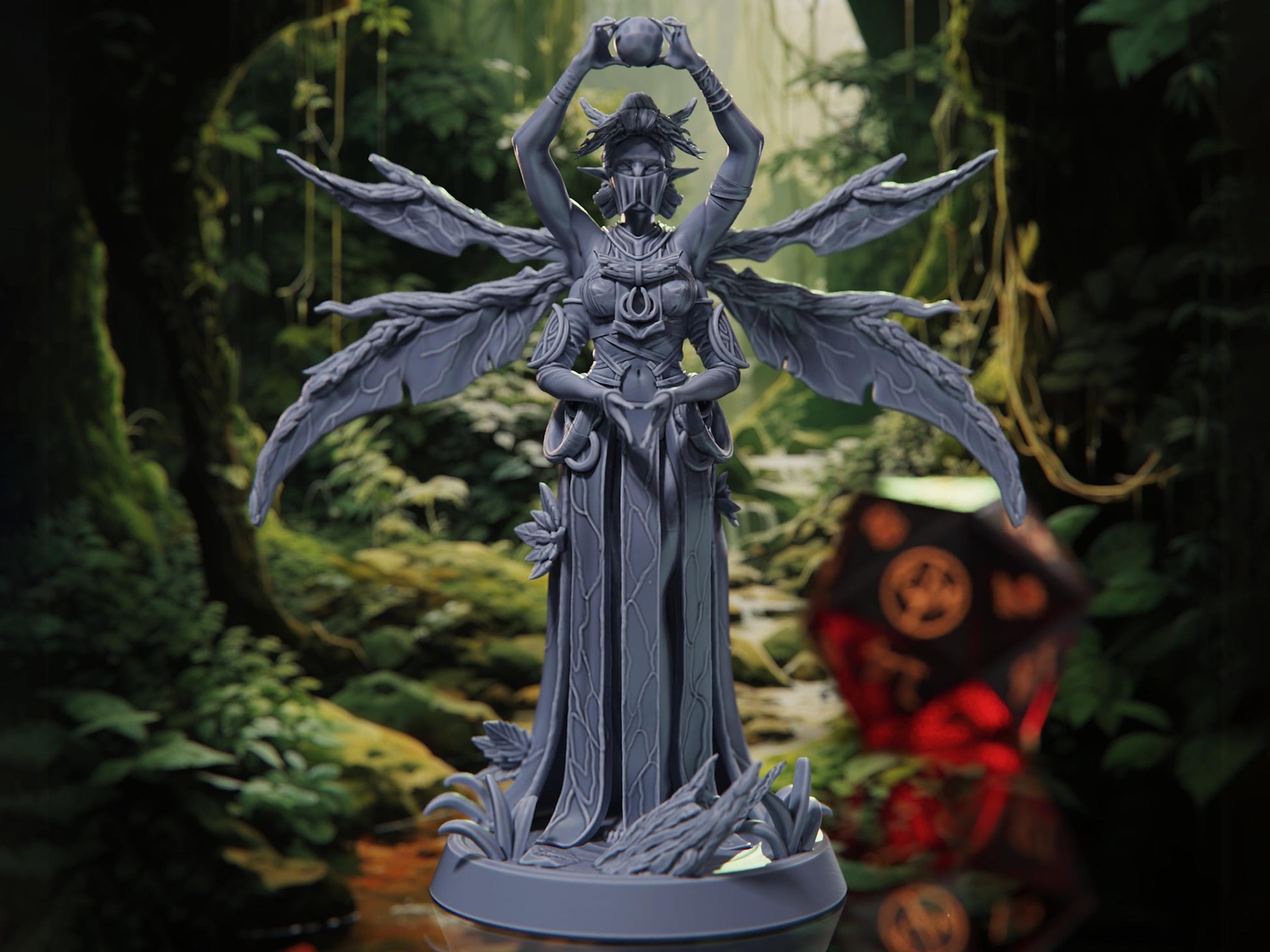 Spirit of the Savage Frontier - Rangers of the Savage Frontiers - Highly Detailed Resin 8k 3D Printed Miniature