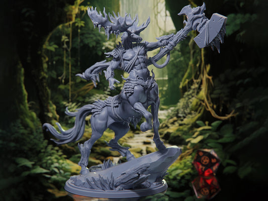 Warden Centaur - Rangers of the Savage Frontier - Highly Detailed Resin 8k 3D Printed Miniature