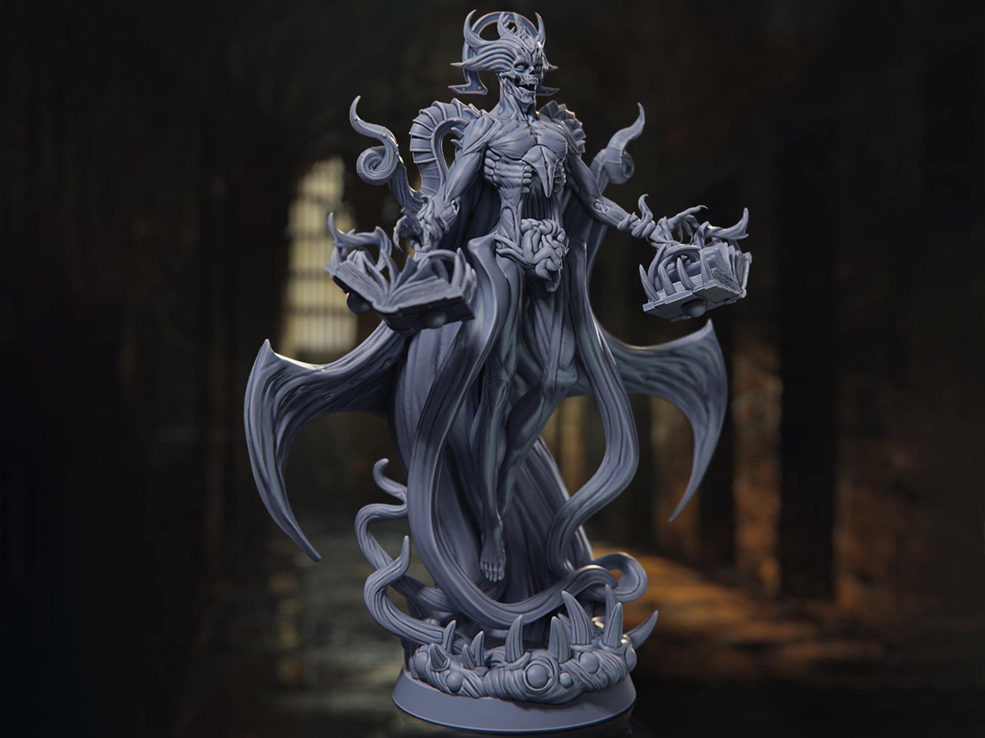 Eldritch Lich - The Bastards - Highly Detailed Resin 8k 3D Printed Miniature