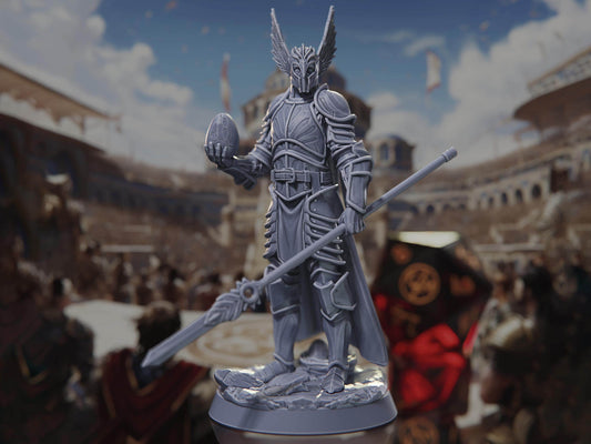 Champion of the Griffon Knights (Dismounted) - Tournament of Champions - Highly Detailed Resin 8k 3D Printed Miniature