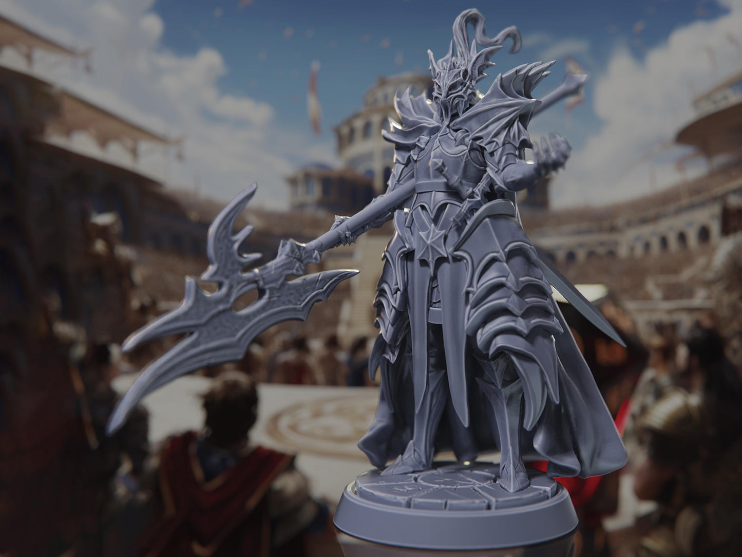 Dragonslayer Diana - Tournament of Champions - Highly Detailed Resin 8k 3D Printed Miniature
