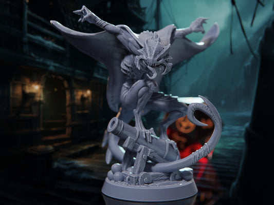 Manta ray Voraxthid - Voyage of the Damned - Highly Detailed Resin 8k 3D Printed Miniature