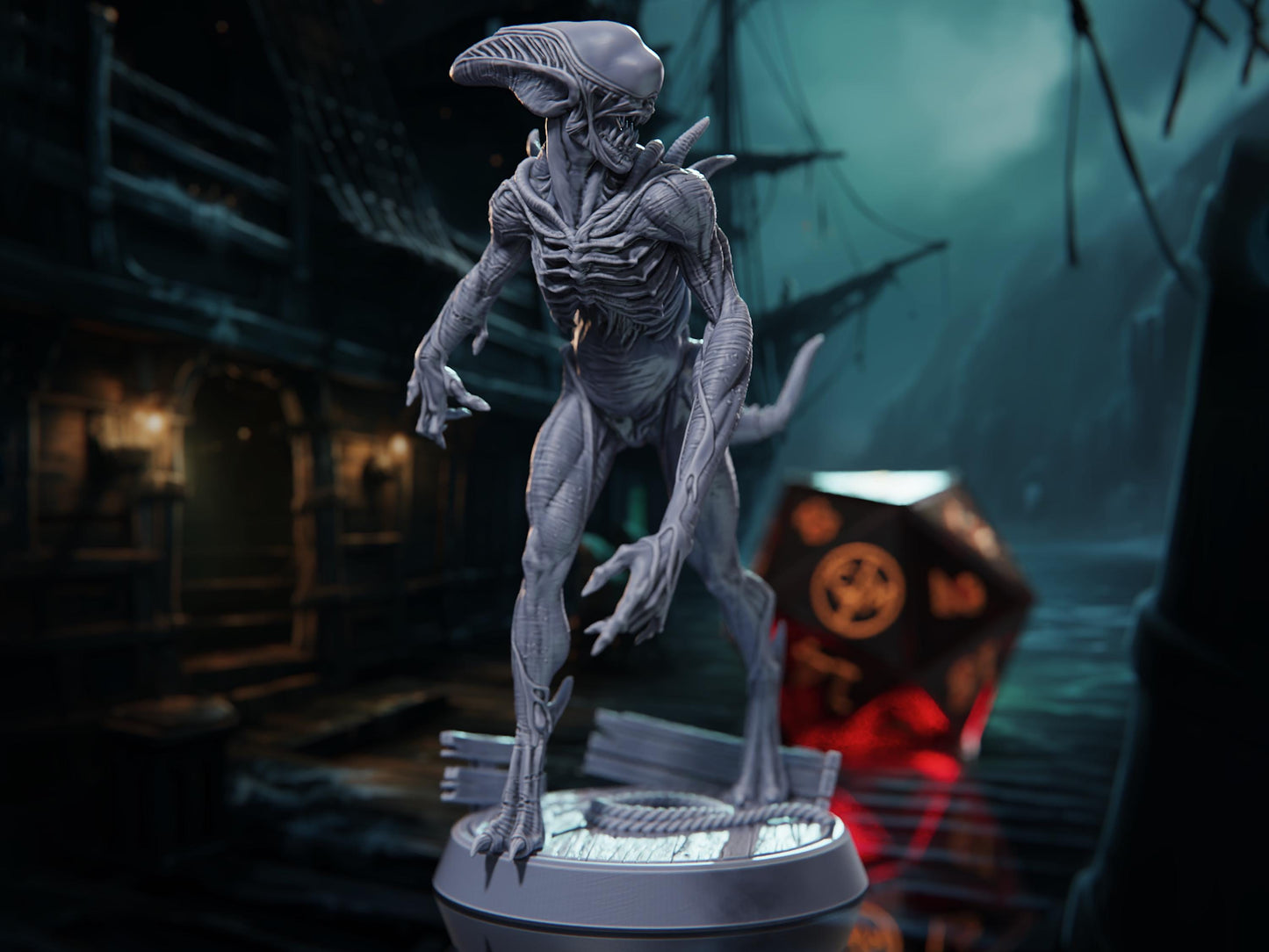 Malformed Voraxthid - Voyage of the Damned - Highly Detailed Resin 8k 3D Printed Miniature