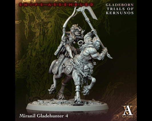 Miranil Gladehunter 4 - Trials of Kernunos - Highly Detailed Resin 8k 3D Printed Miniature