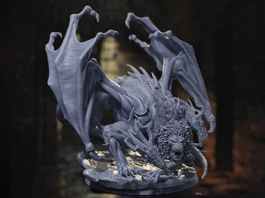 Chimera - The Bastards - Highly Detailed Resin 8k 3D Printed Miniature
