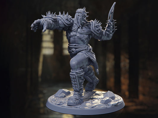 Flesh Abomination - The Bastards - Highly Detailed Resin 8k 3D Printed Miniature