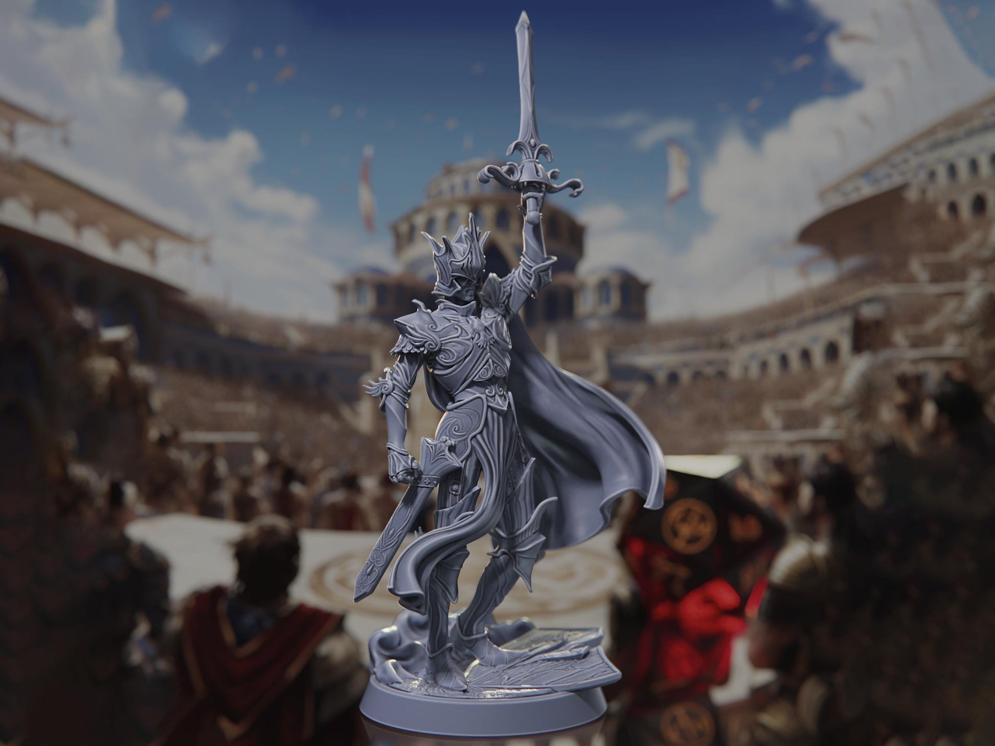 Prince Victor - Tournament of Champions - Highly Detailed Resin 8k 3D Printed Miniature