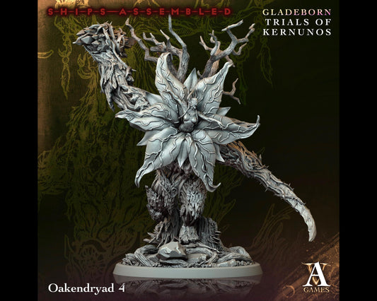 Oakendryad 4 - Trials of Kernunos - Highly Detailed Resin 8k 3D Printed Miniature