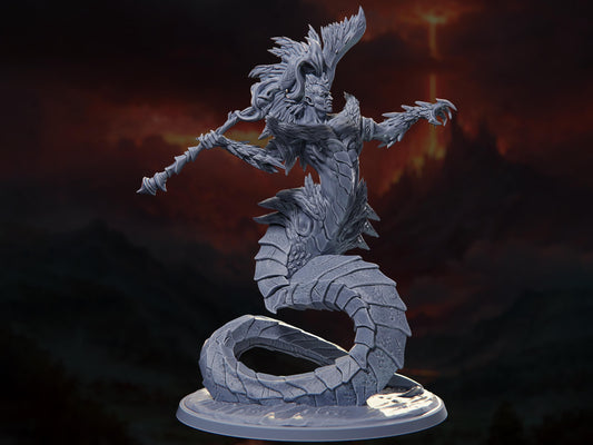 Salamander Guard - The Conflagration - Highly Detailed Resin 8k 3D Printed Miniature