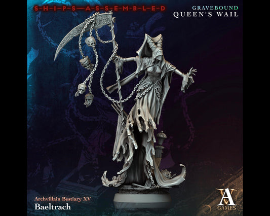 Baeltrach - Gravebound: Queen's Wail - Highly Detailed Resin 8k 3D Printed Miniature