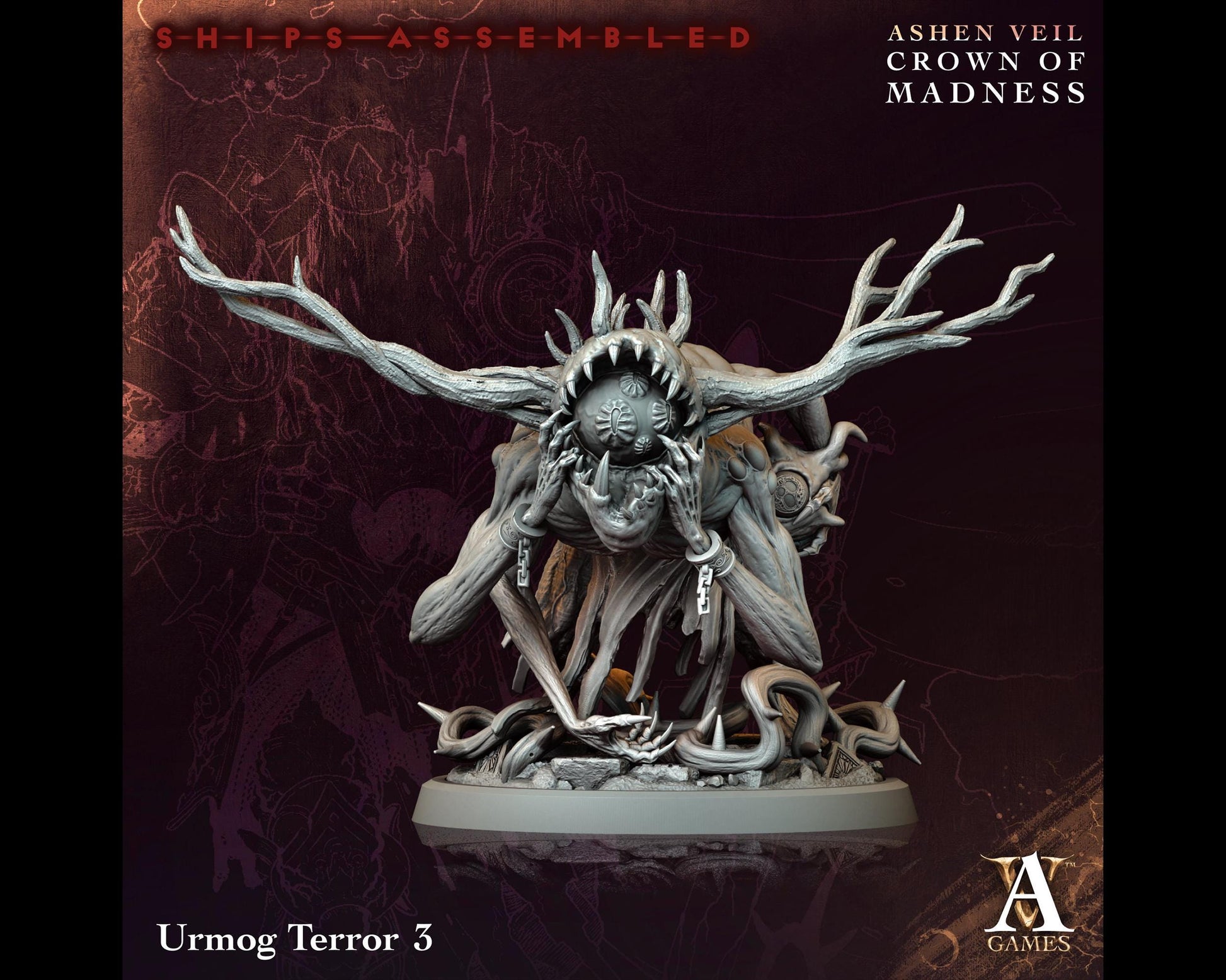 Urmog Terror 3 - Highly Detailed Resin 8k 3D Printed Miniature