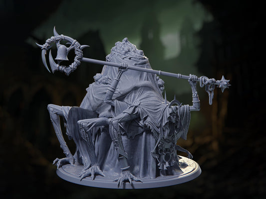 Plague Emissary - Death by Plague - Highly Detailed Resin 8k 3D Printed Miniature