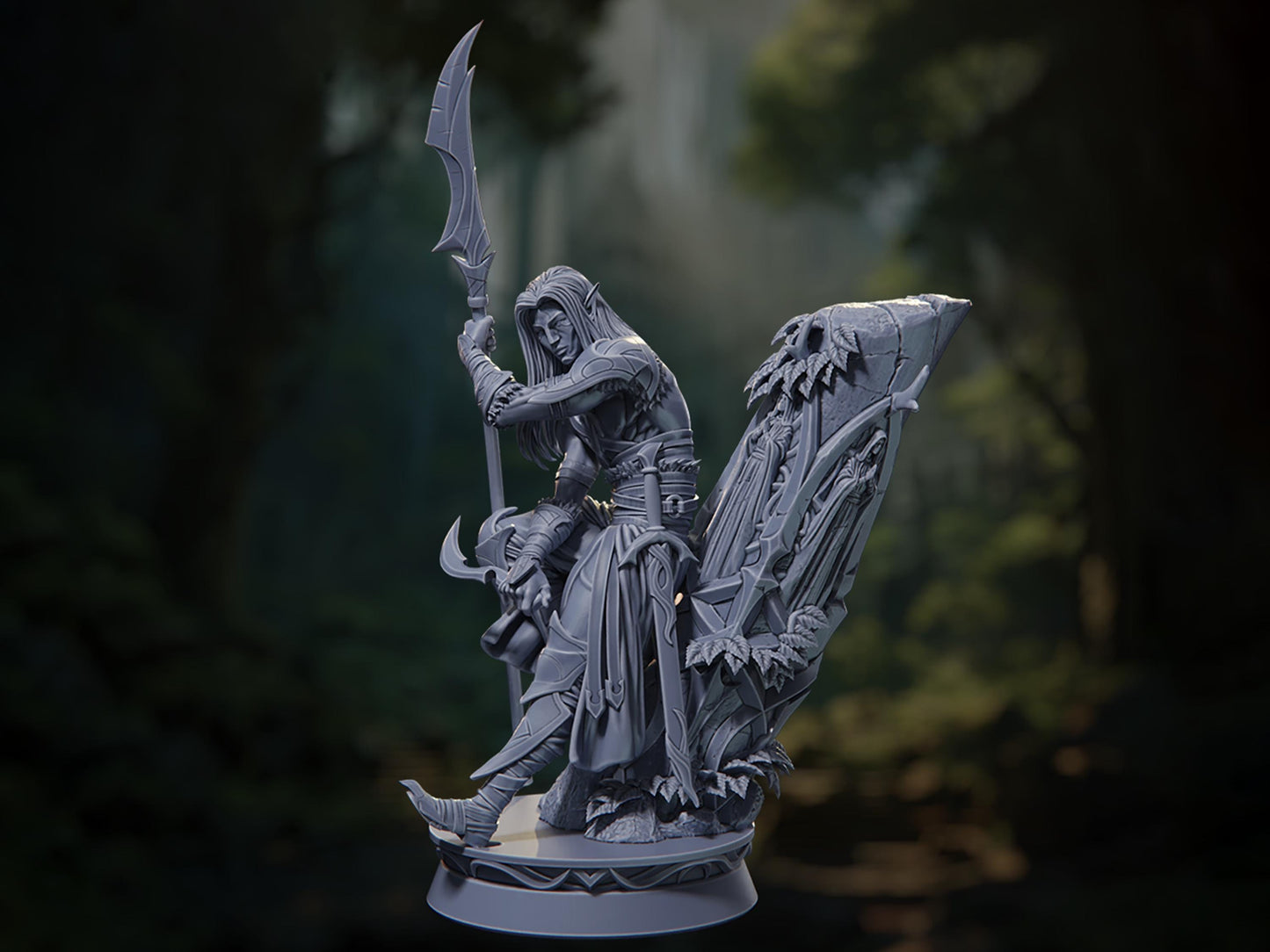 Citadel Ruin Sentinel - Fall of the Eternal Kings - Highly Detailed Resin 8k 3D Printed Miniature