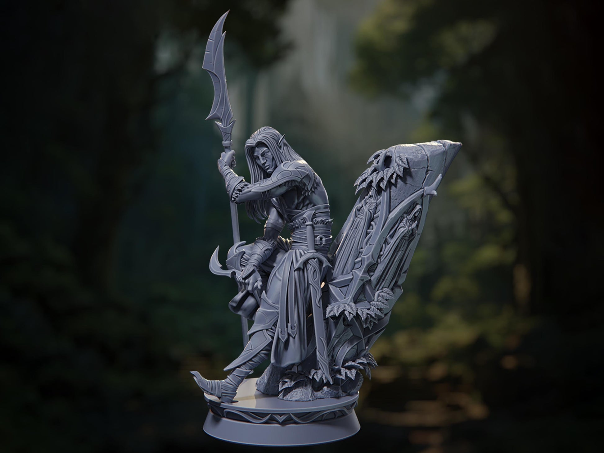 Citadel Ruin Sentinel - Fall of the Eternal Kings - Highly Detailed Resin 8k 3D Printed Miniature