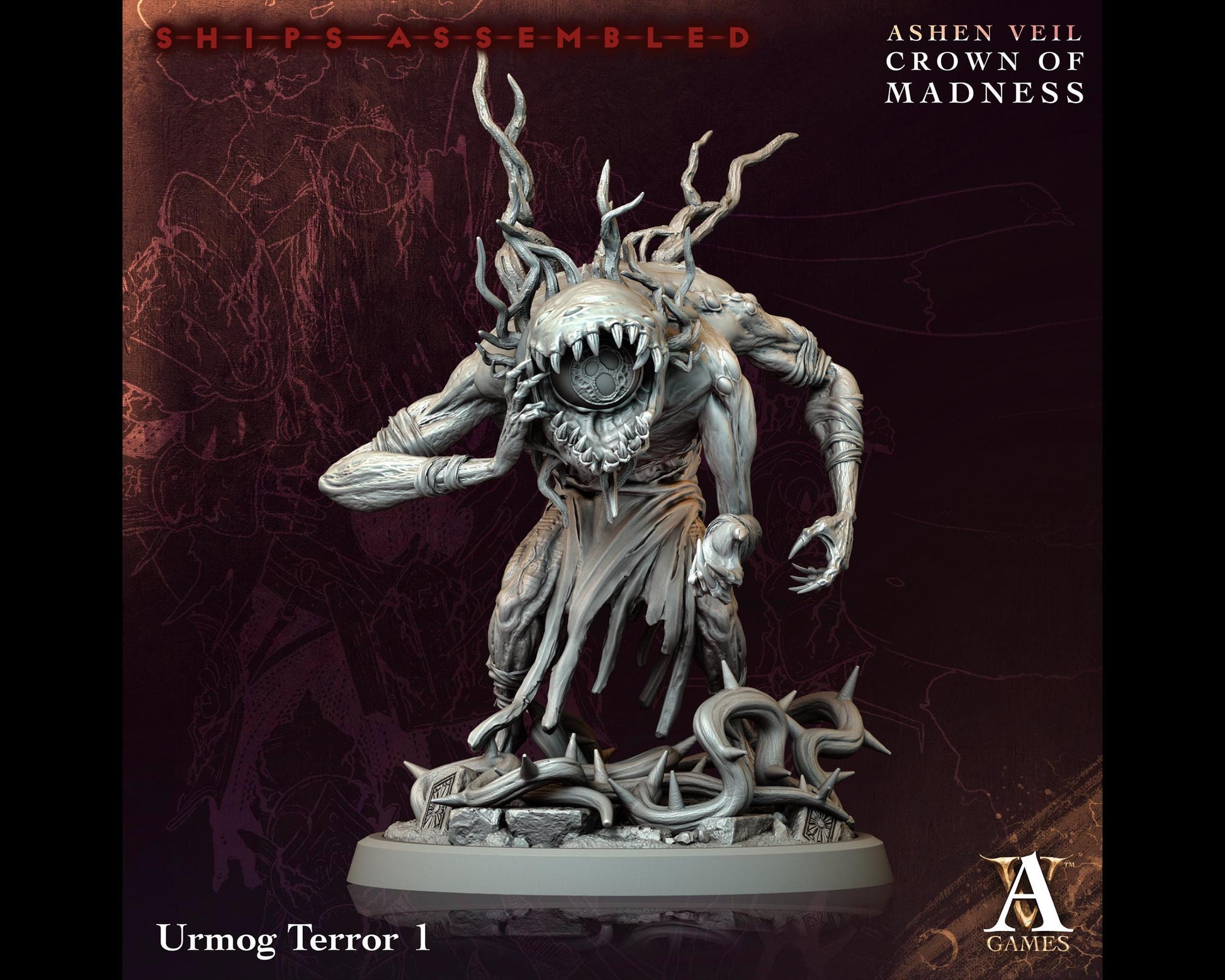 Urmog Terror 1 - Highly Detailed Resin 8k 3D Printed Miniature