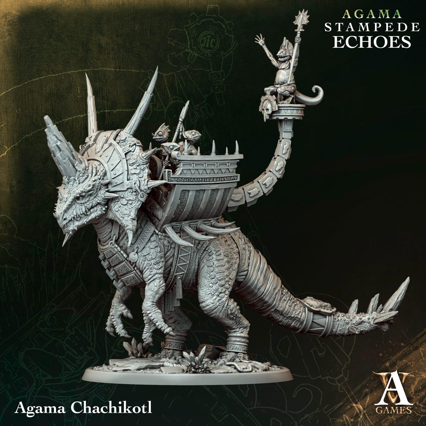 Agma Chachikoti - Stampede Echoes - Highly Detailed Resin 8k 3D Printed Miniature