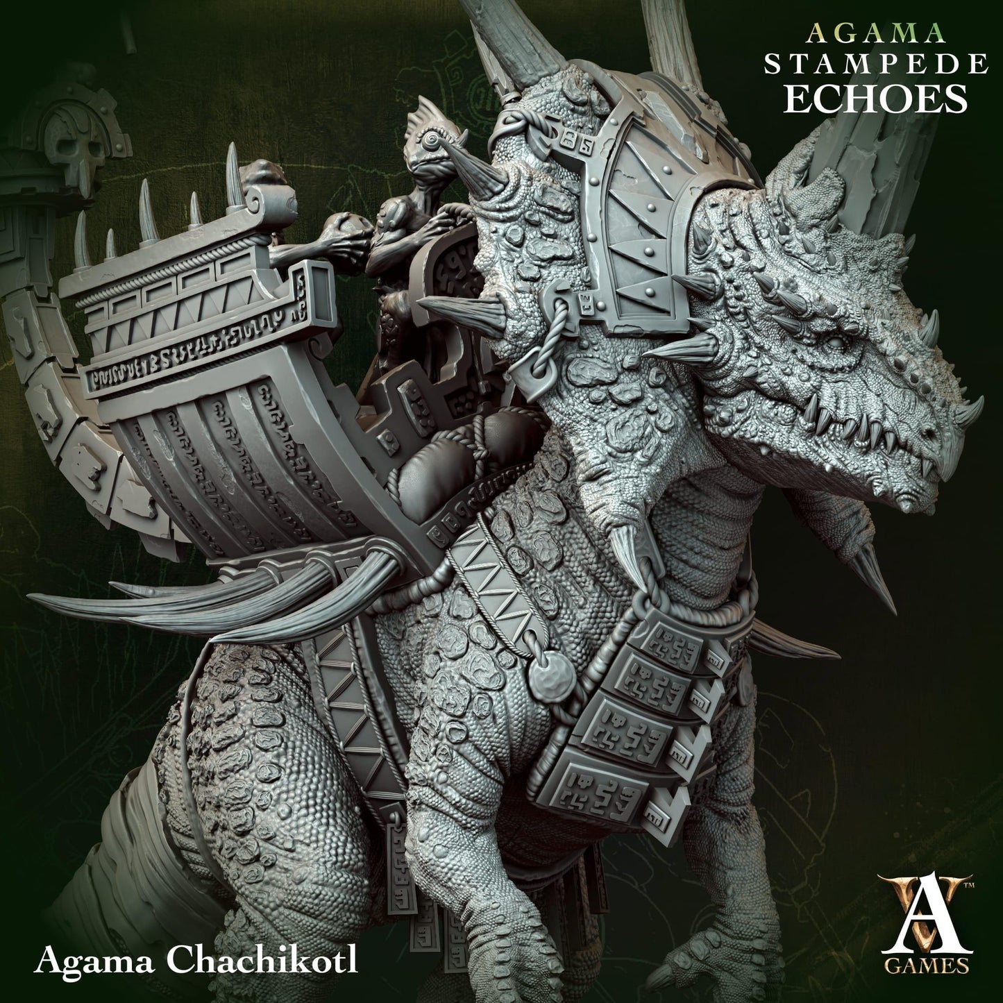 Agma Chachikoti - Stampede Echoes - Highly Detailed Resin 8k 3D Printed Miniature
