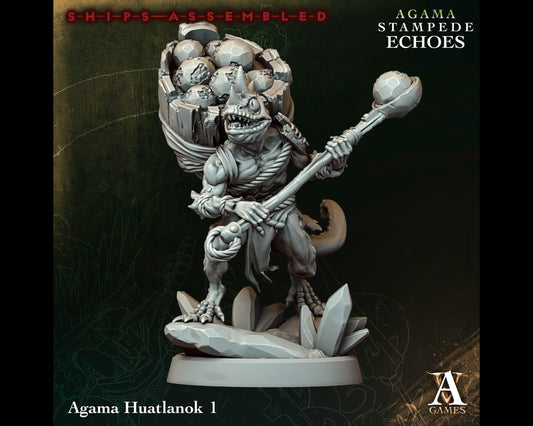 Huatlanok 1 - Stampede Echoes - Highly Detailed Resin 8k 3D Printed Miniature