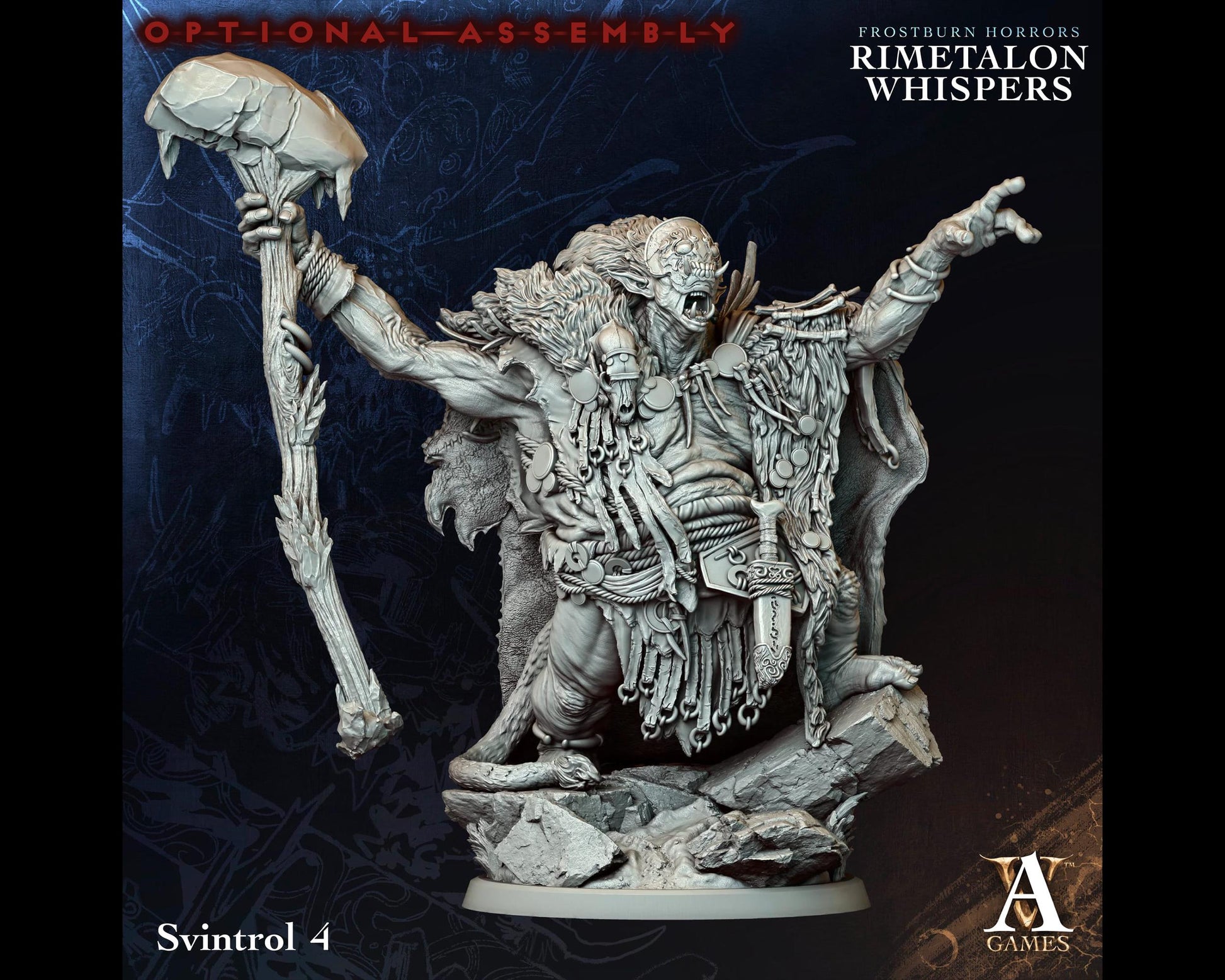 Svintrol 4 - Rimetalon Whispers - Highly Detailed Resin 8k 3D Printed Miniature