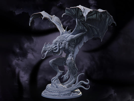 Voruzhar, The Brainstealer - Nightmares of the Far Realm - Highly Detailed Resin 8k 3D Printed Miniature