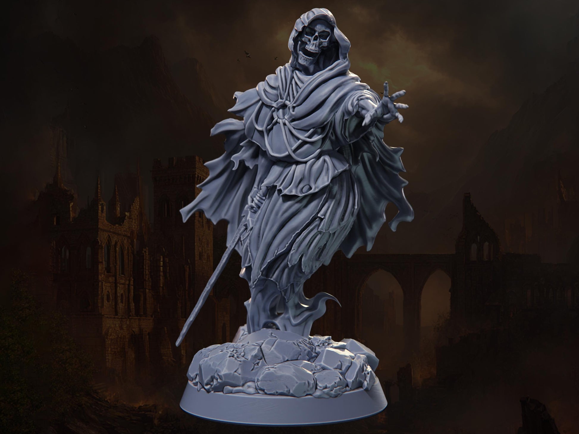 Doom Wraith - Riders of Ruin - Highly Detailed Resin 8k 3D Printed Miniature